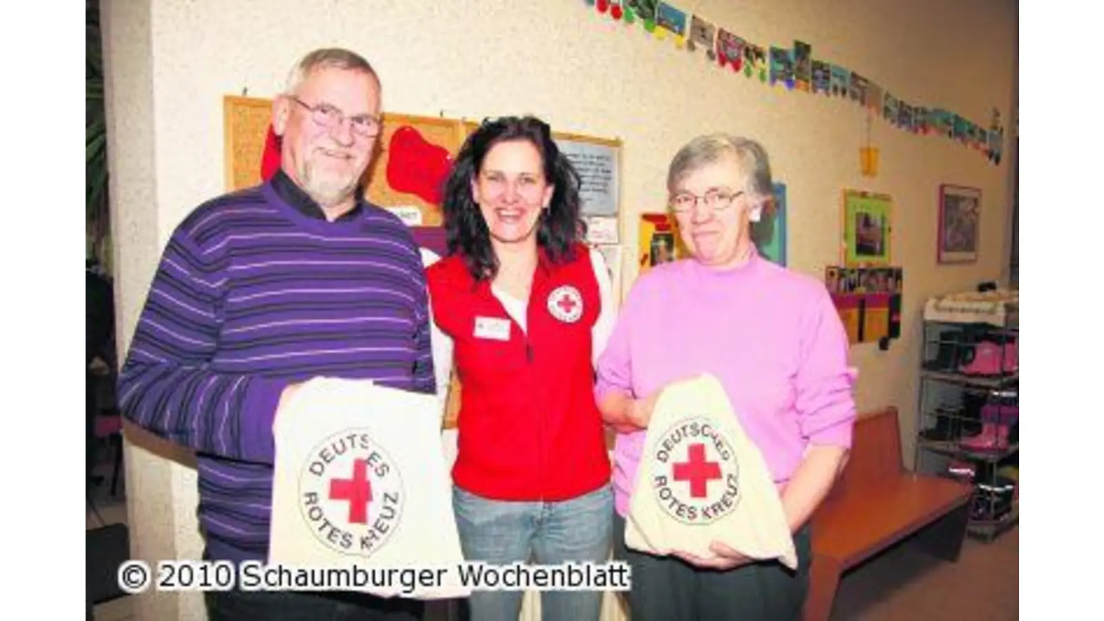 Jubilare beim Blutspenden (Foto: em)