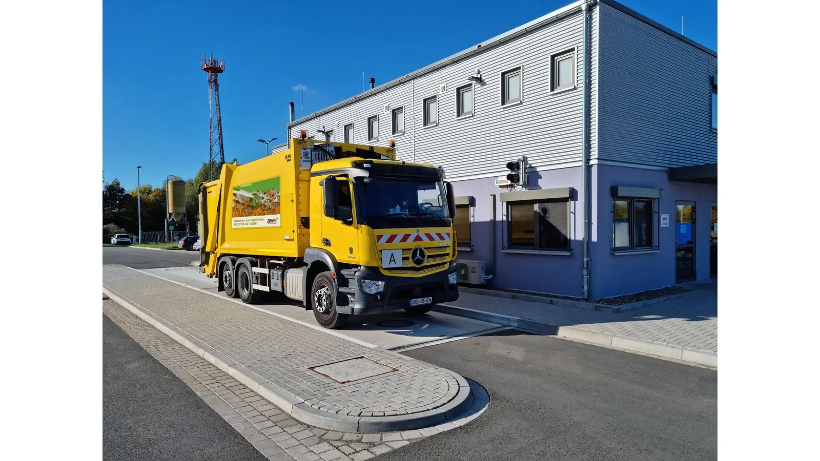 Die AWS nimmt eine zweite Waage in Nienstädt in Betrieb.  (Foto: privat)