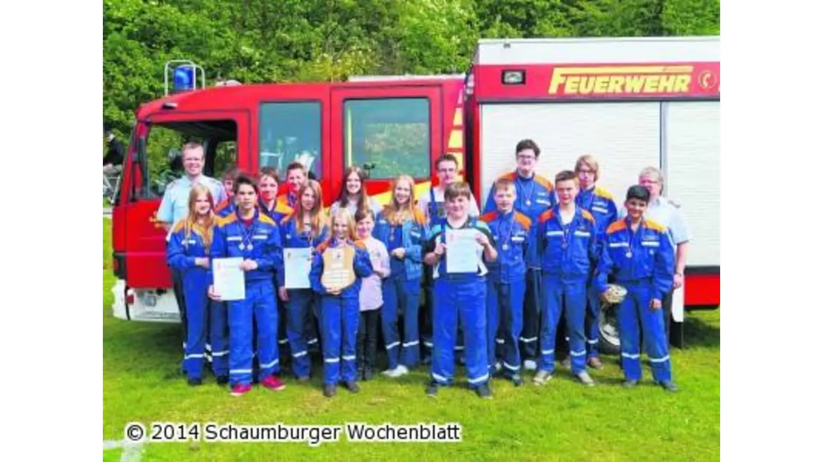 Doppelsieg für die Jugendfeuerwehr Riehe (Foto: red)