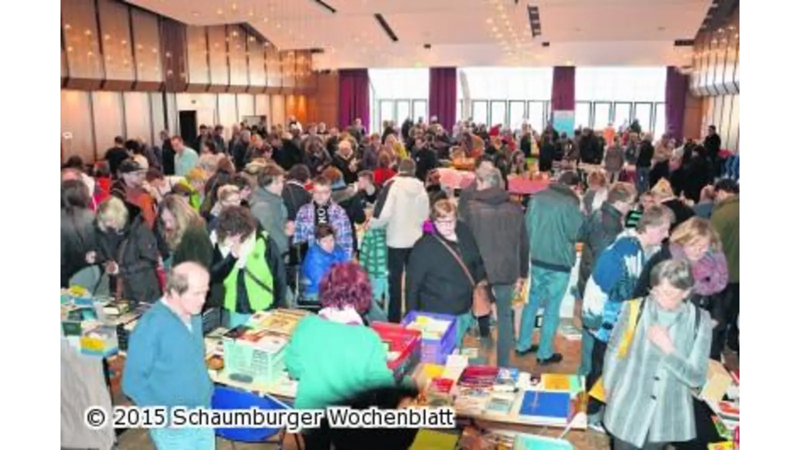 Voller Erfolg beim Bücherflohmarkt (Foto: ste)