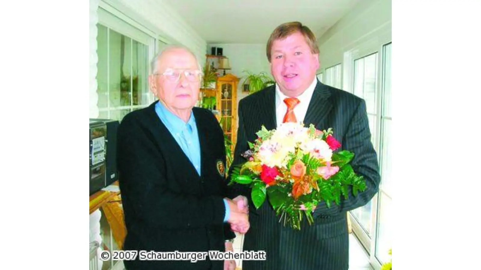 Krankenkasse ehrt Mitglied Willi Wessel (Foto: hb)