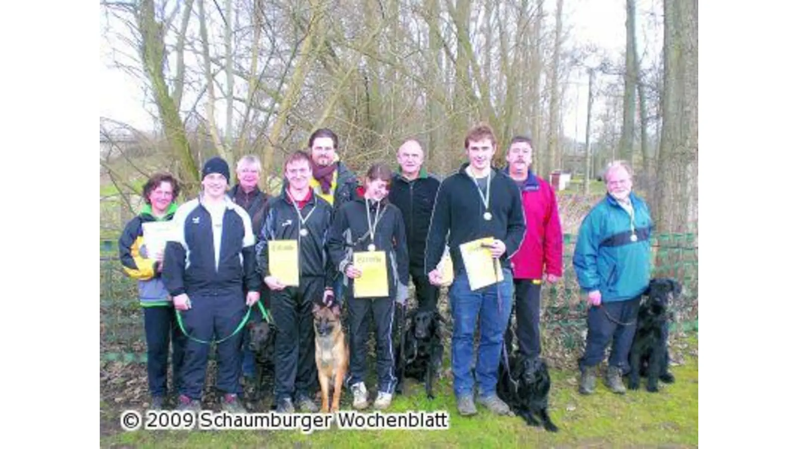 Gehorsam und Sachkunde sind Voraussetzung bei der Prüfung (Foto: ste)