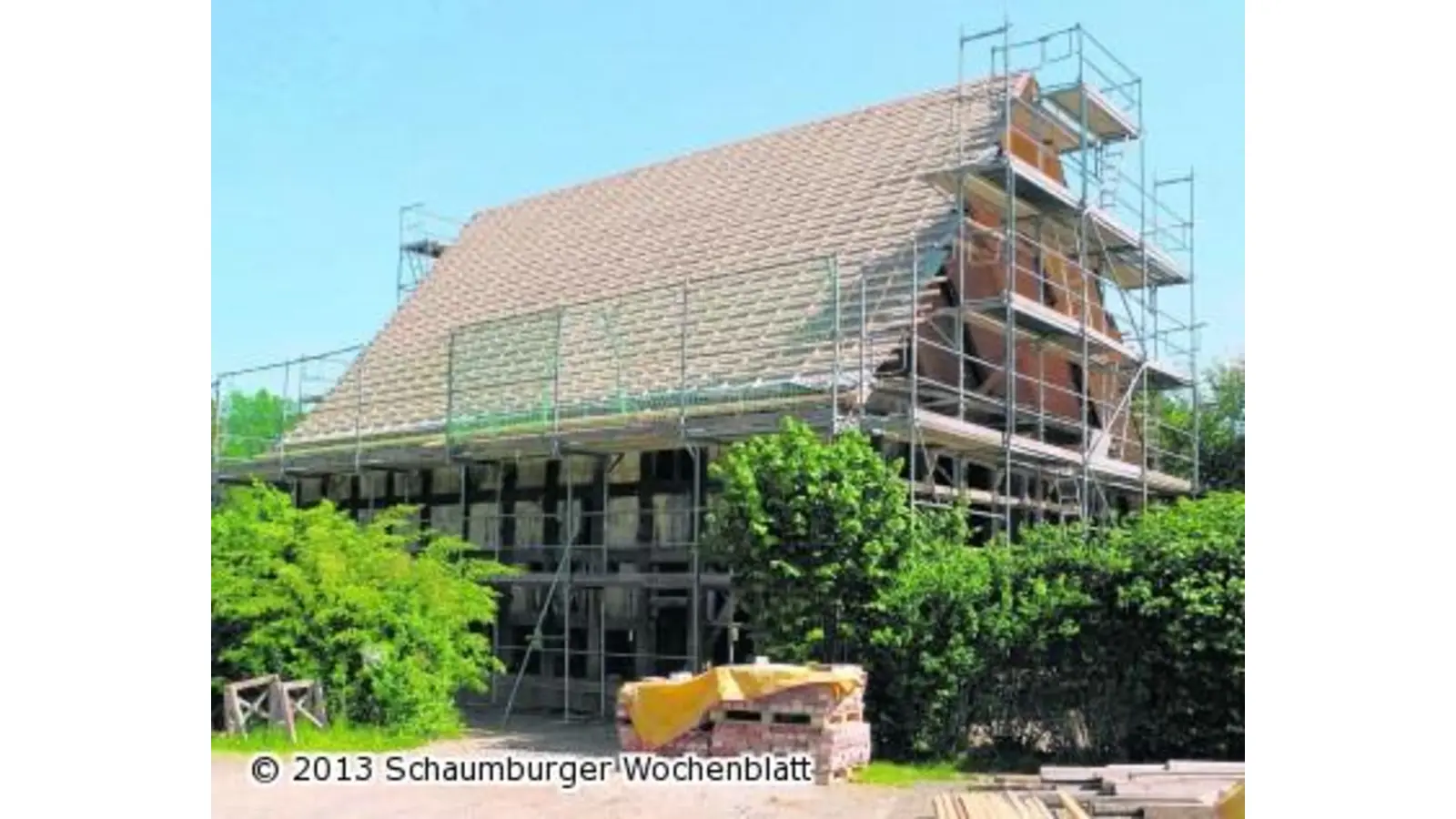 Lehm als Baustoff für Wand und Decke (Foto: wtz)