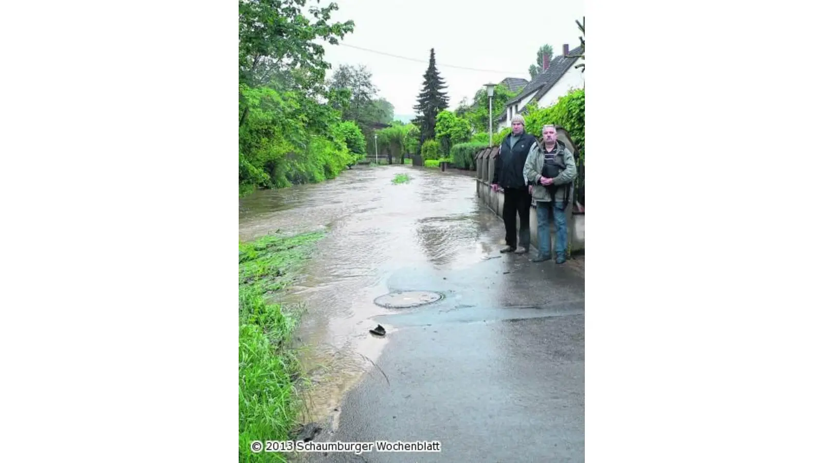 Nur über den Zaun zur Arbeitsstelle (Foto: red)