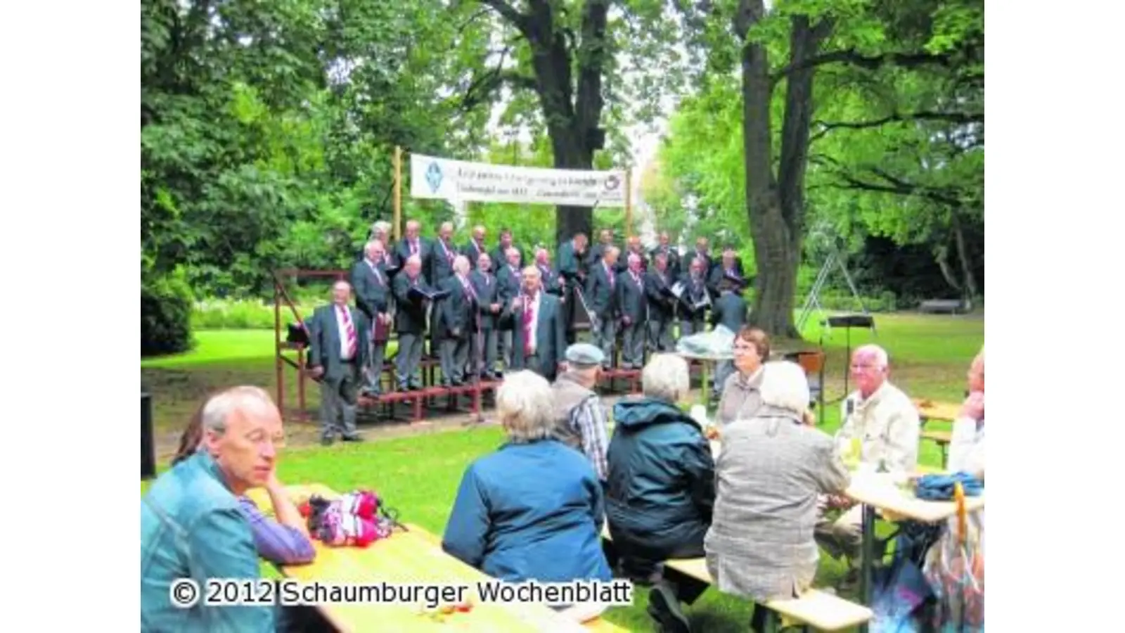 Erbsensuppennotstand im Rosengarten (Foto: red)