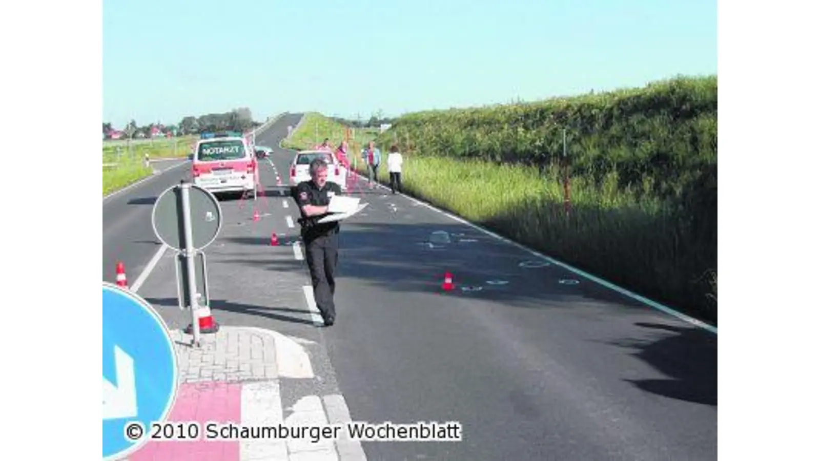 Schwerer Verkehrsunfall am Morgen (Foto: em)