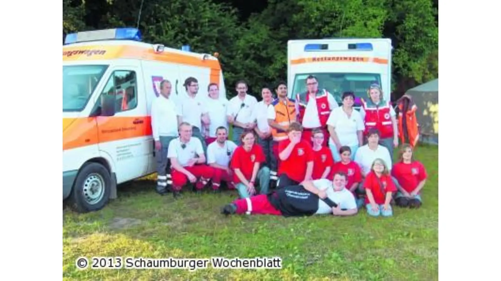 Rotkreuzler unterstützen Ritterheer (Foto: red)