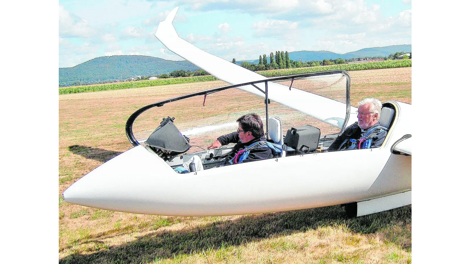 Reinhard Schramme ist der zweitschnellste Segelflieger (Foto: ste)