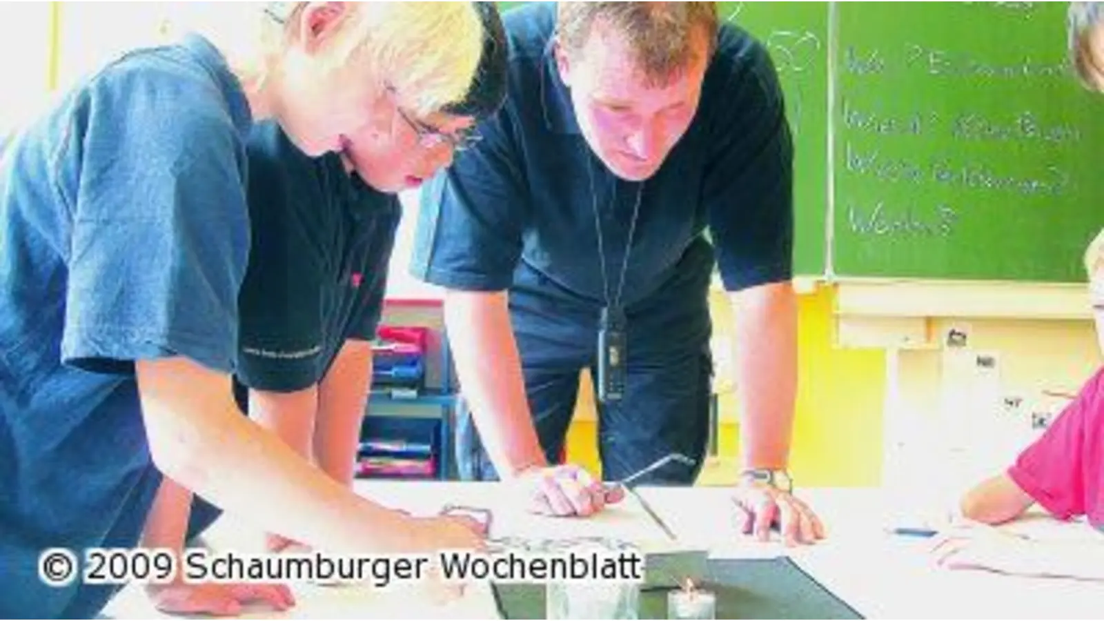 Brandschutzerziehung in der Immanuel-Schule (Foto: red)