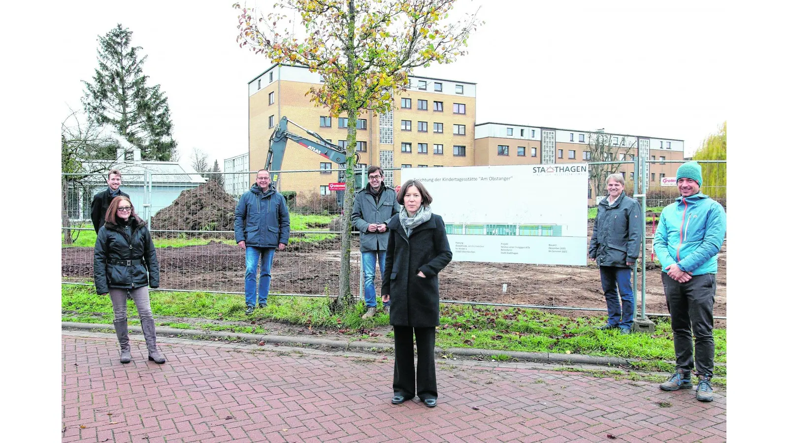 Die Kita am Obstanger soll möglichst im Sommer stehen (Foto: bb)
