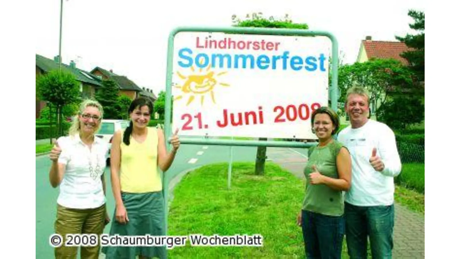 Europameisterschaftsfieber beim Lindhorster Sommerfest (Foto: bb)