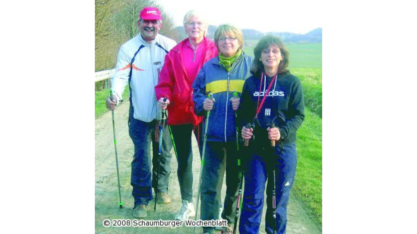 Die Nordic-Walker sind wieder unterwegs (Foto: red)