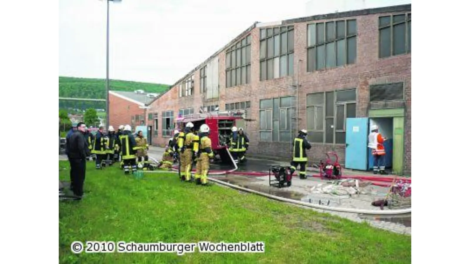 Brand im Glashütten-Spinden (Foto: ste)