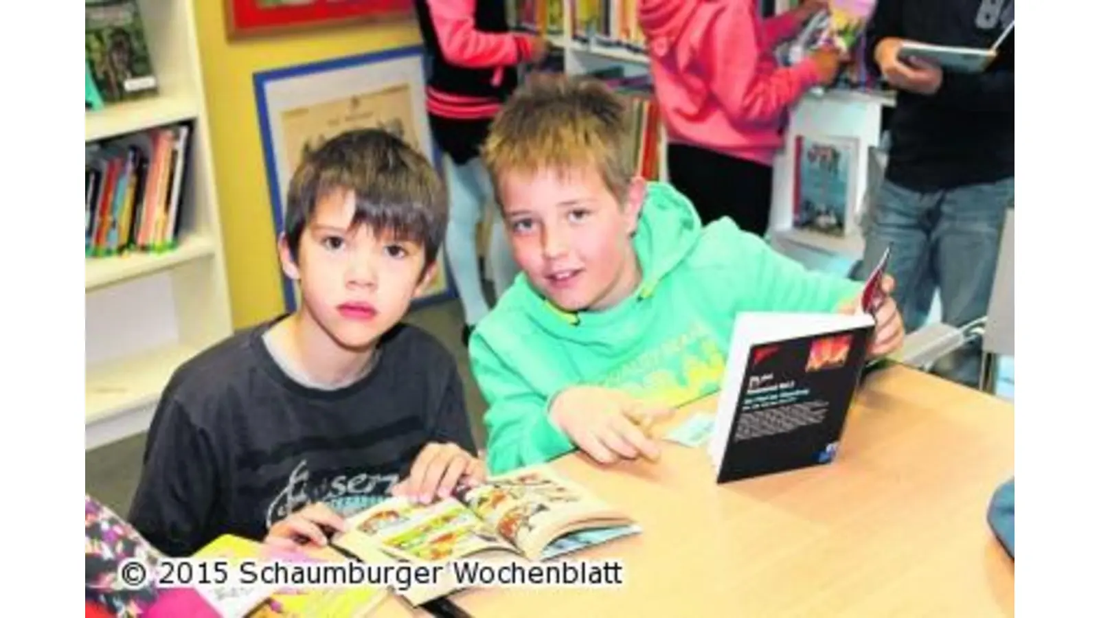 Karin Kopczinsky gute Seele der Schulbücherei (Foto: us)