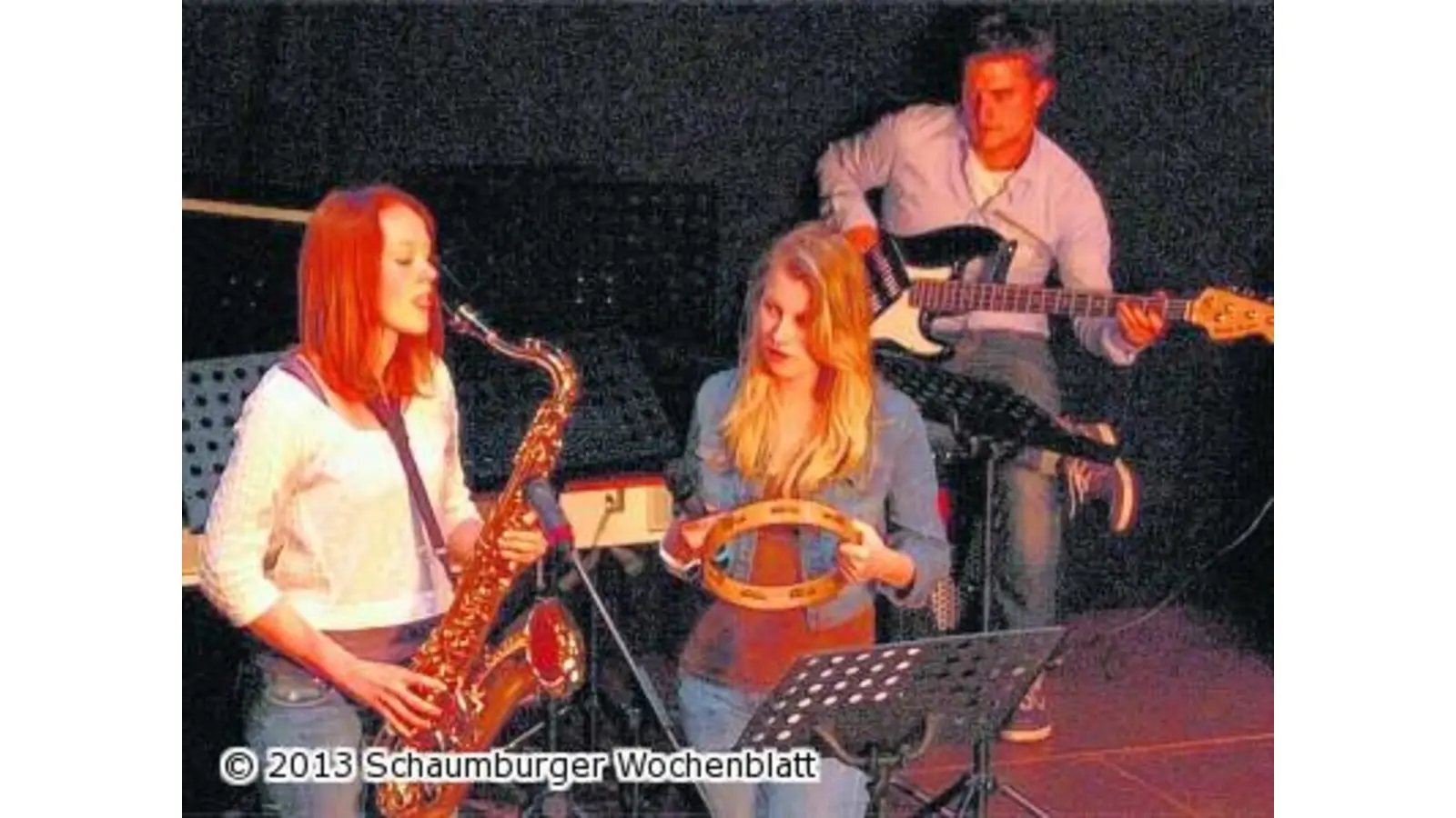 Erste Erfahrung auf der Bühne (Foto: ste)
