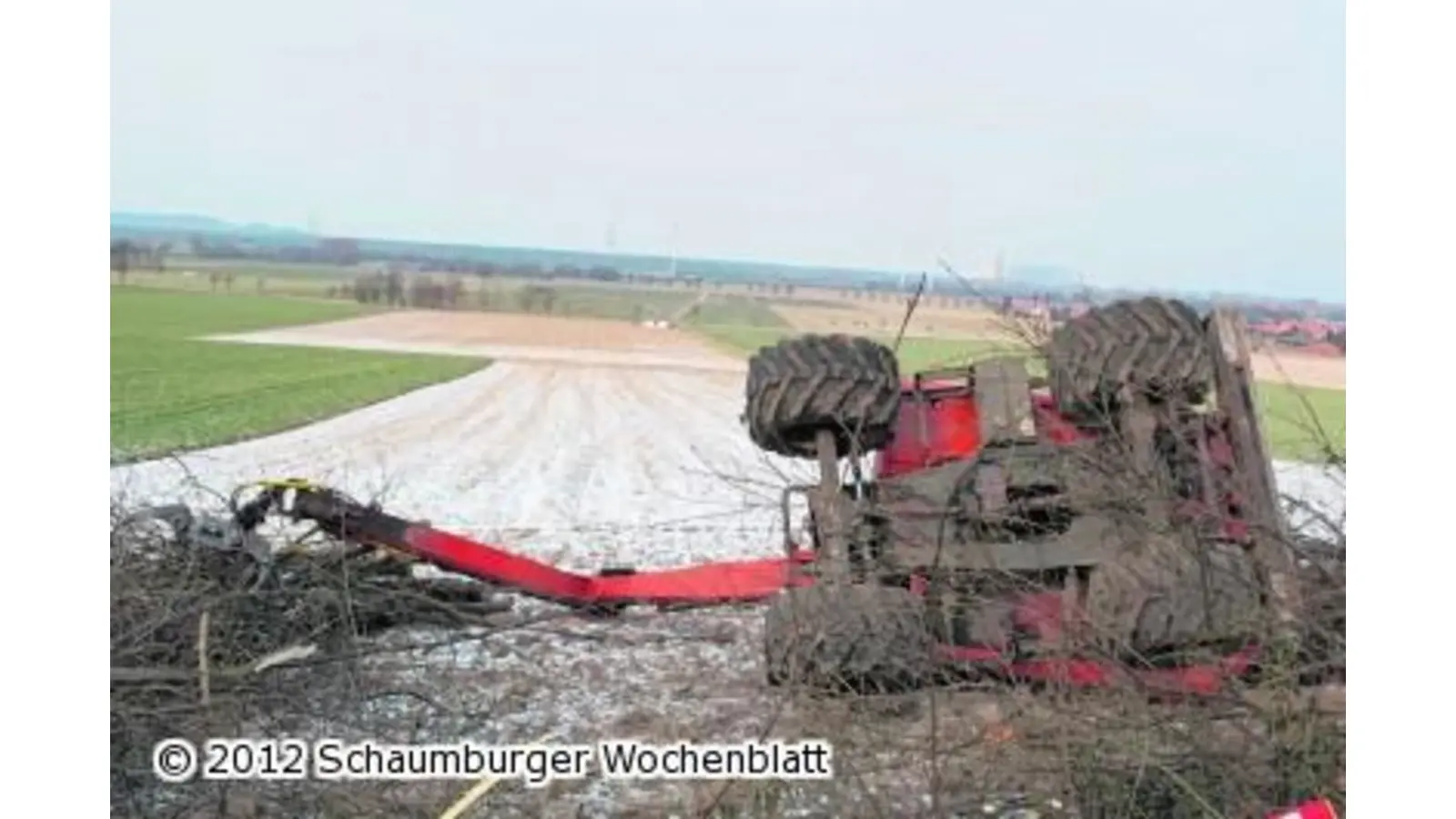 Bagger haut sich zum Mittagsschlaf aufs Ohr (Foto: wa)