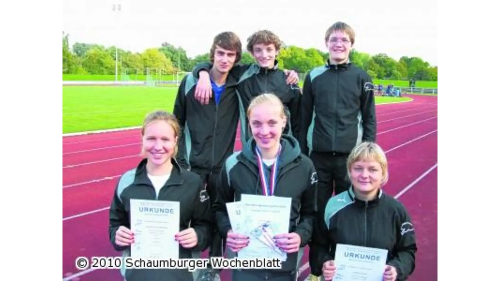 Athleten feiern Erfolge (Foto: em)
