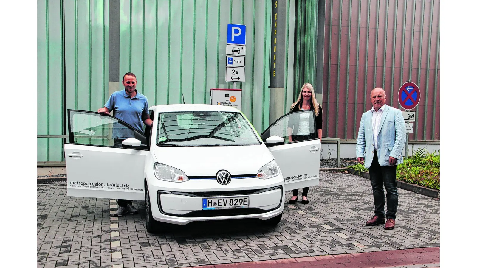 Verwaltung nun elektrisch unterwegs (Foto: nh)