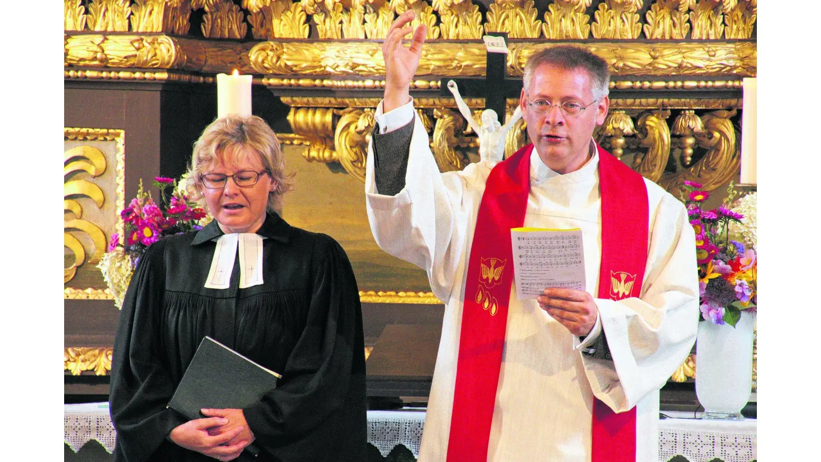 Diakon Heinz Laukamp als Prädikant eingeführt (Foto: gi)