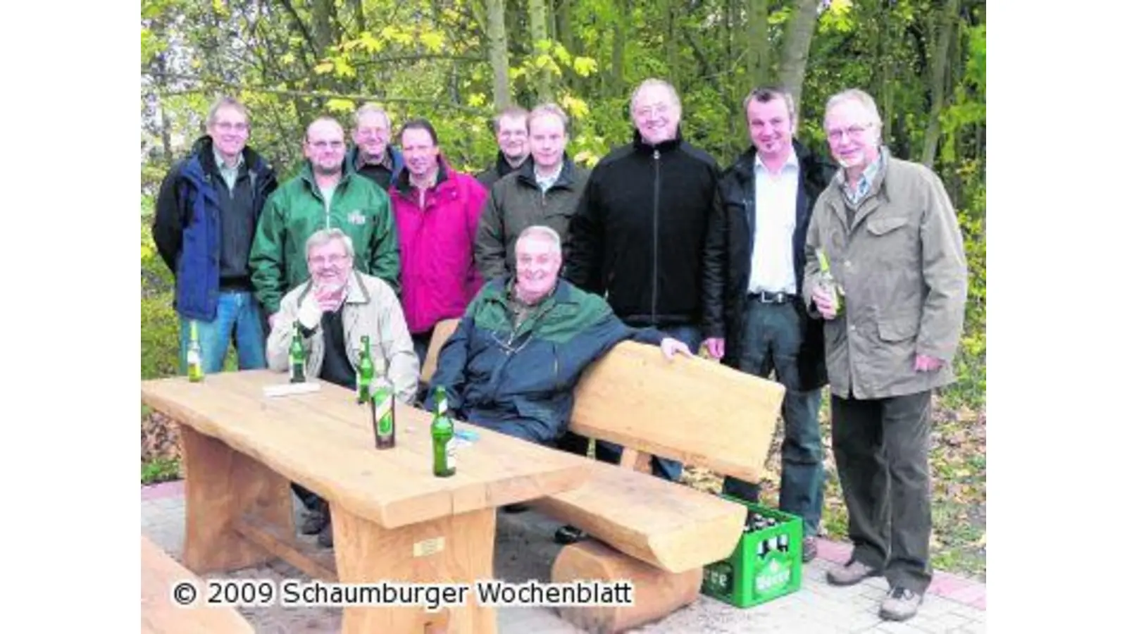 Neue Sitzgruppe am Mittellandkanal (Foto: red)