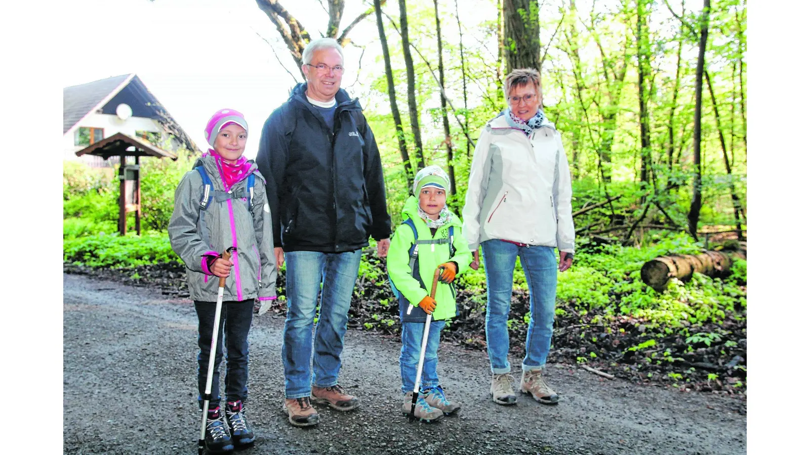 Vor schlechtem Wetter wegwandern (Foto: bb)