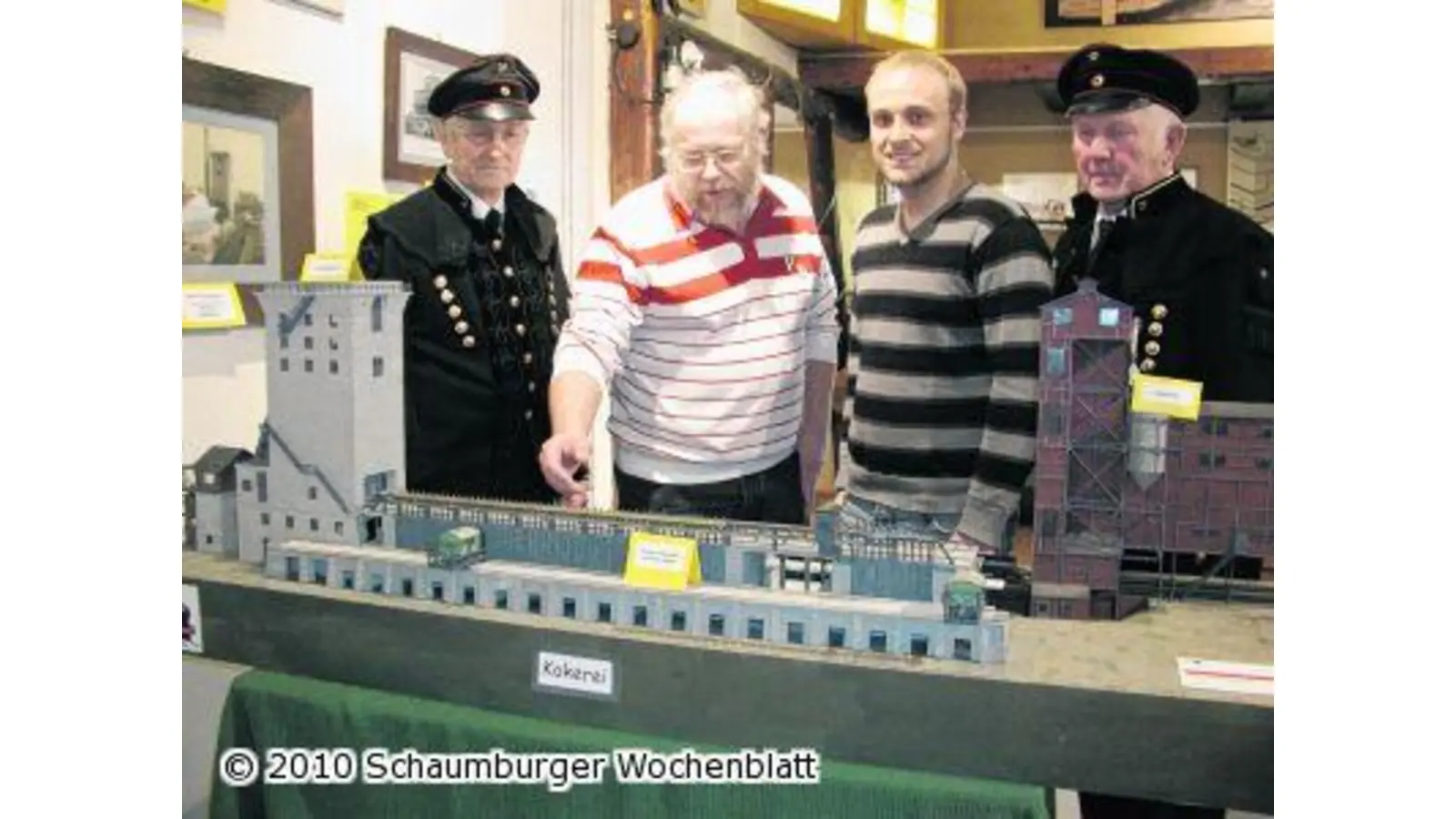 Die Modelle erinnern an die Industriegeschichte Schaumburgs (Foto: red)
