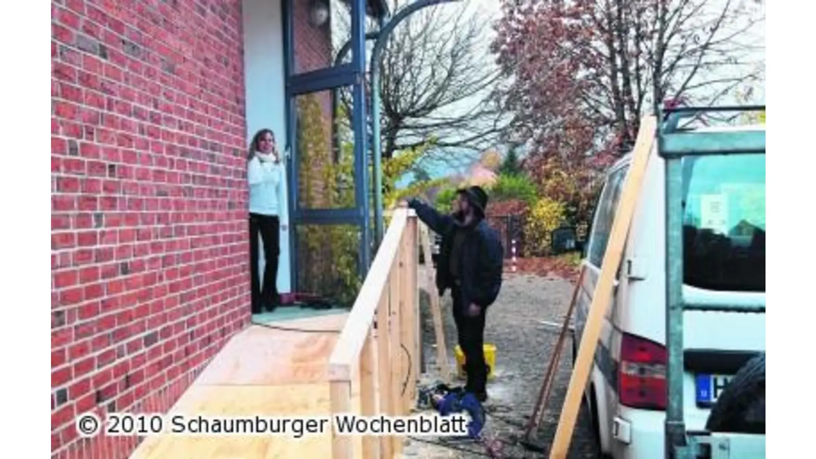 Handwerker im Großeinsatz (Foto: red)