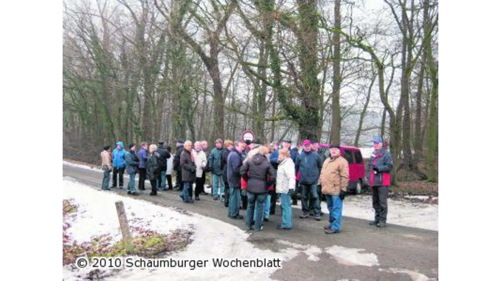 Winterwanderung der Siedler (Foto: red)