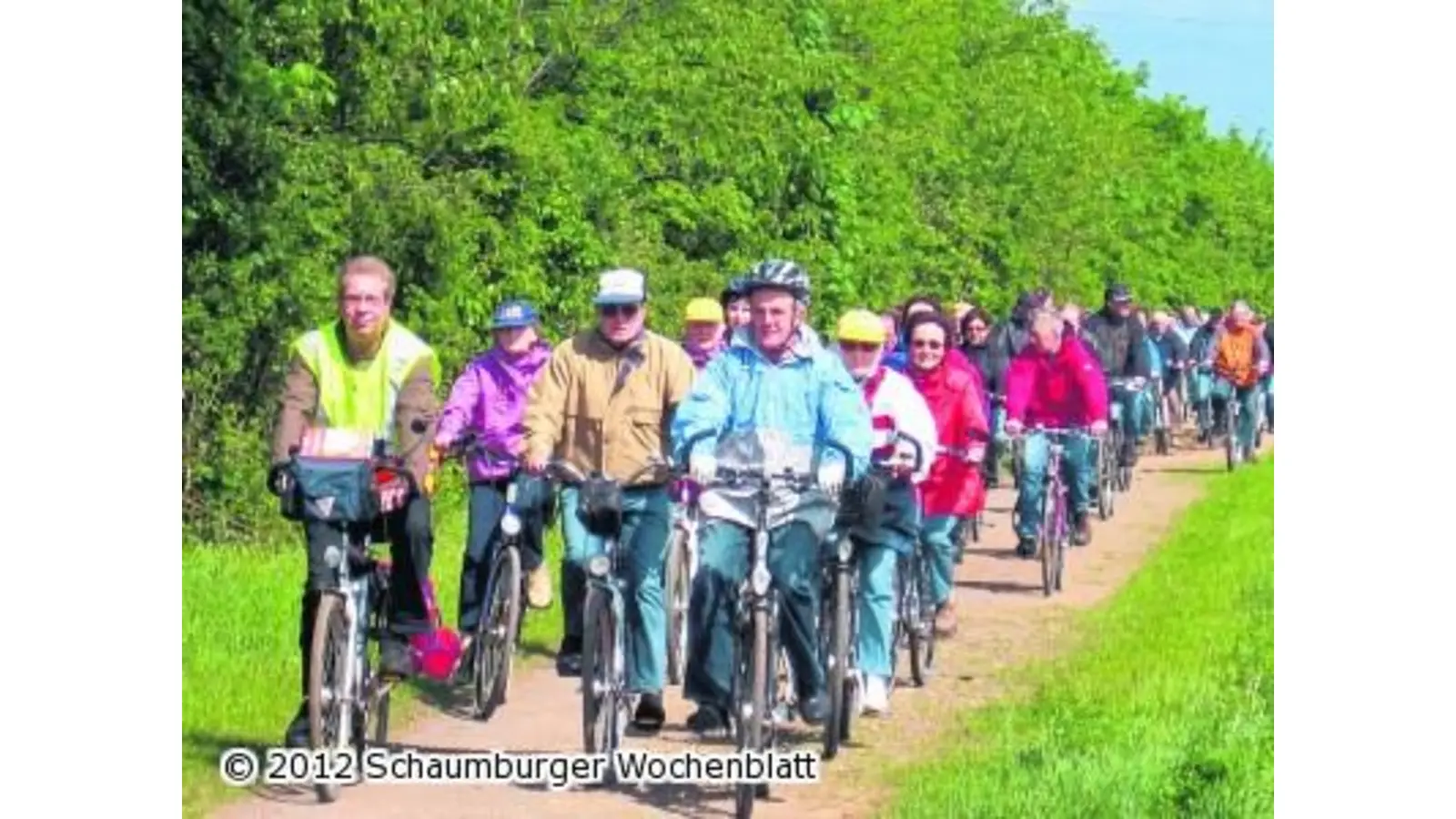 Röcker Siedler mit dem Fahrrad unterwegs (Foto: red)