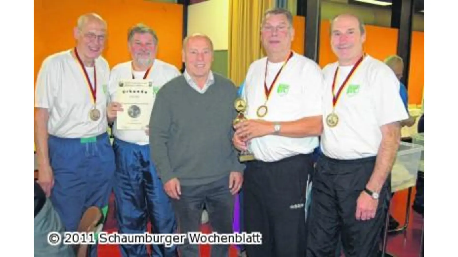 VfL-Herren gewinnen BSG-Bosselturnier (Foto: red)
