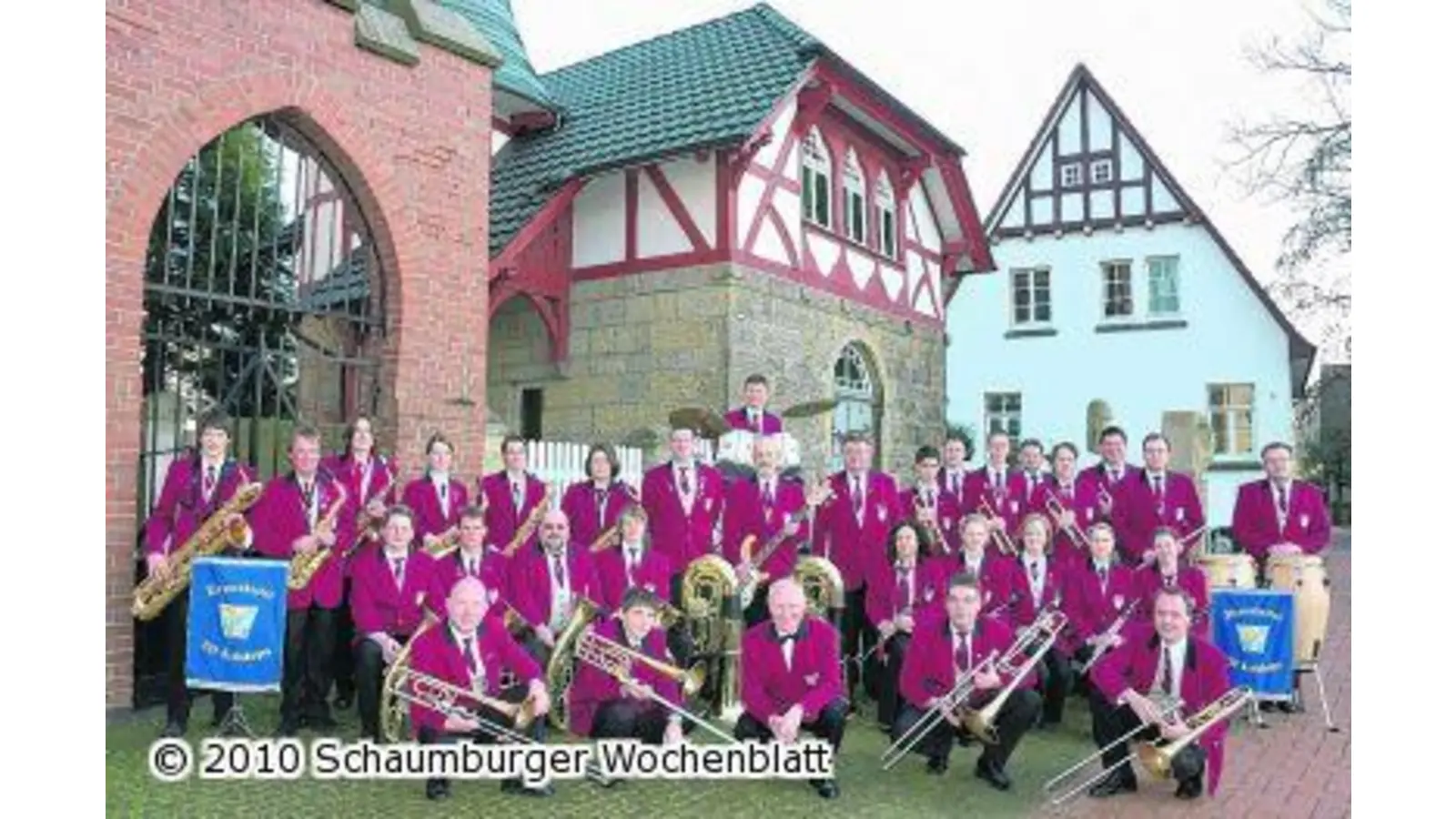 Musikalische Grüße vom Blasorchester Krainhagen (Foto: red)