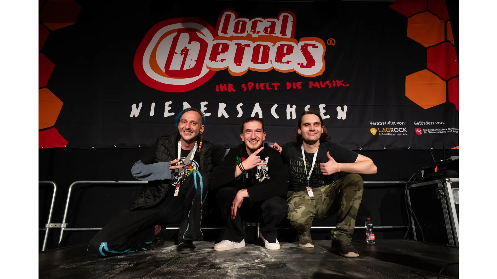„Sins of the Saints“ erreichen Platz zwei beim Semifinale des „Local-Heroes-Wettbwerb“ in Einbeck. (Foto: MERLIN SCHOENFISCH)