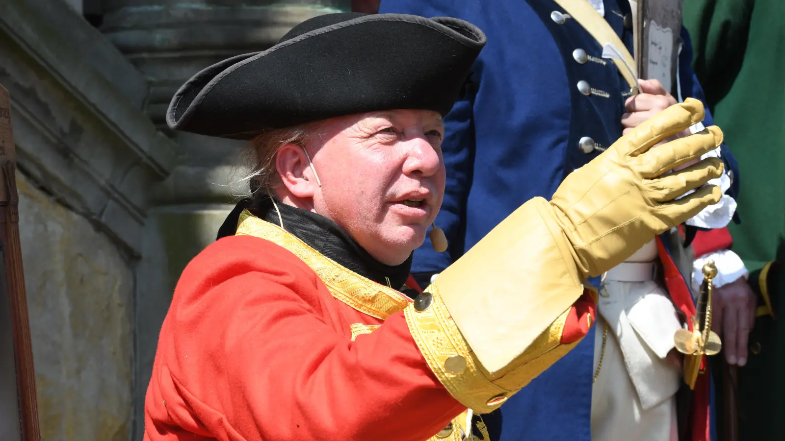 Das Infanterieregiment Graf Wilhelm der Weckbatterie Wölpinghausen marschierte auf. (Foto: nd)