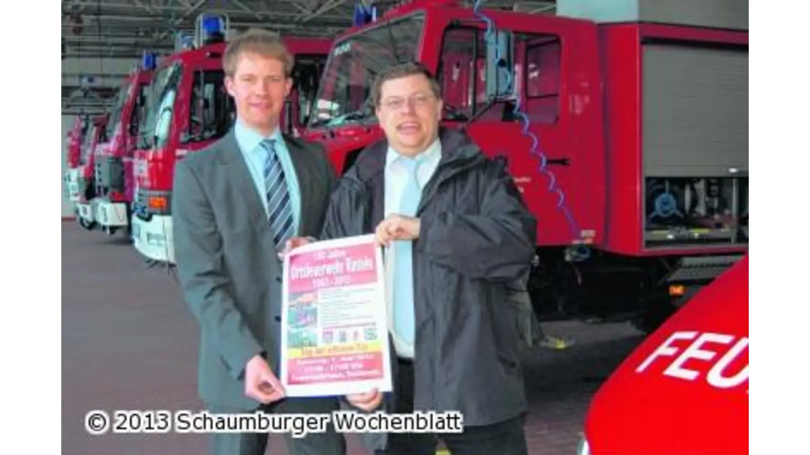 Ein großer Zapfenstreich zum 150-jährigen Feuerwehrjubiläum (Foto: ste)