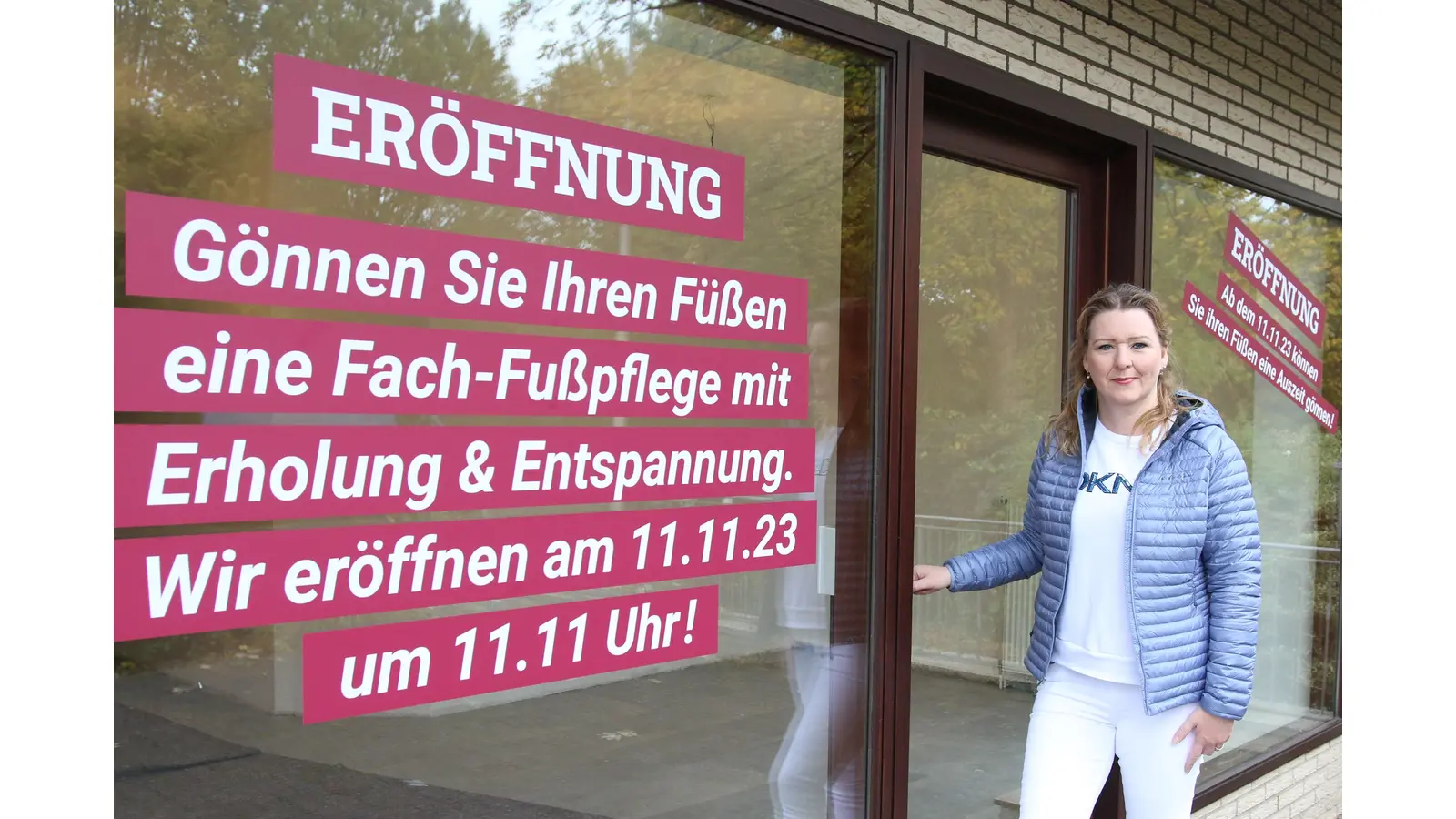 Nadine Aretz freut sich auf viele Besucher zur Eröffnung ihrer Fußpflegepraxis am 11. November in Bad Eilsen.  (Foto: Borchers, Bastian)