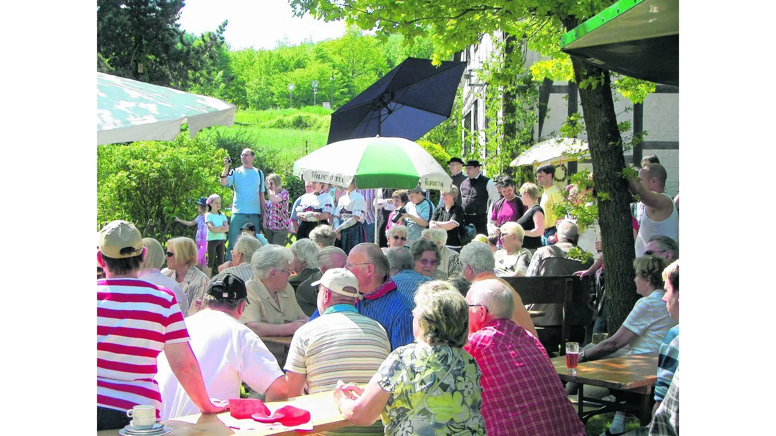 Tradition und Kaffee an der Wassermühle (Foto: mk)