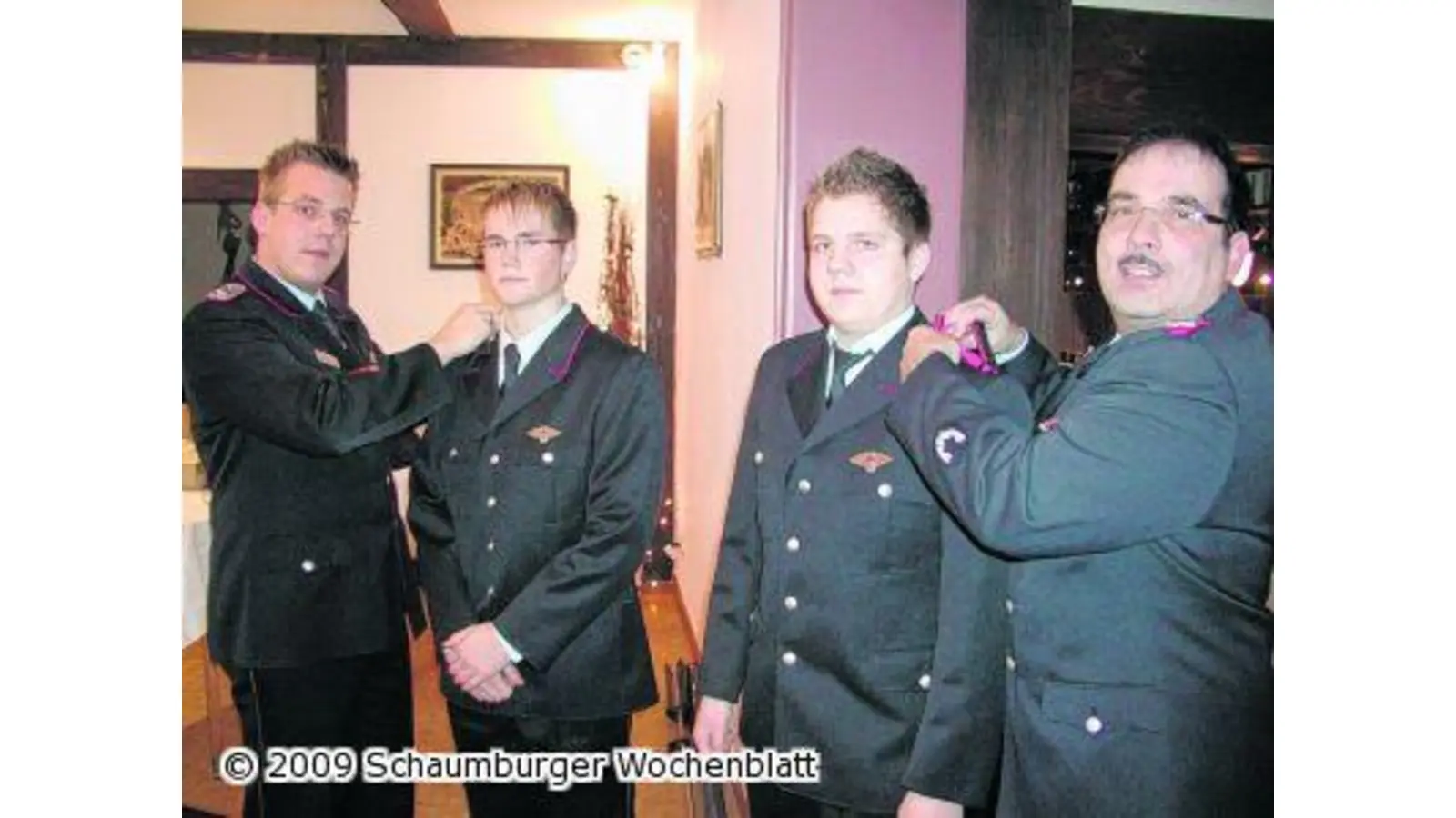 Marvin Eberding und Maximilian Heine in Reihen der Aktiven (Foto: red)