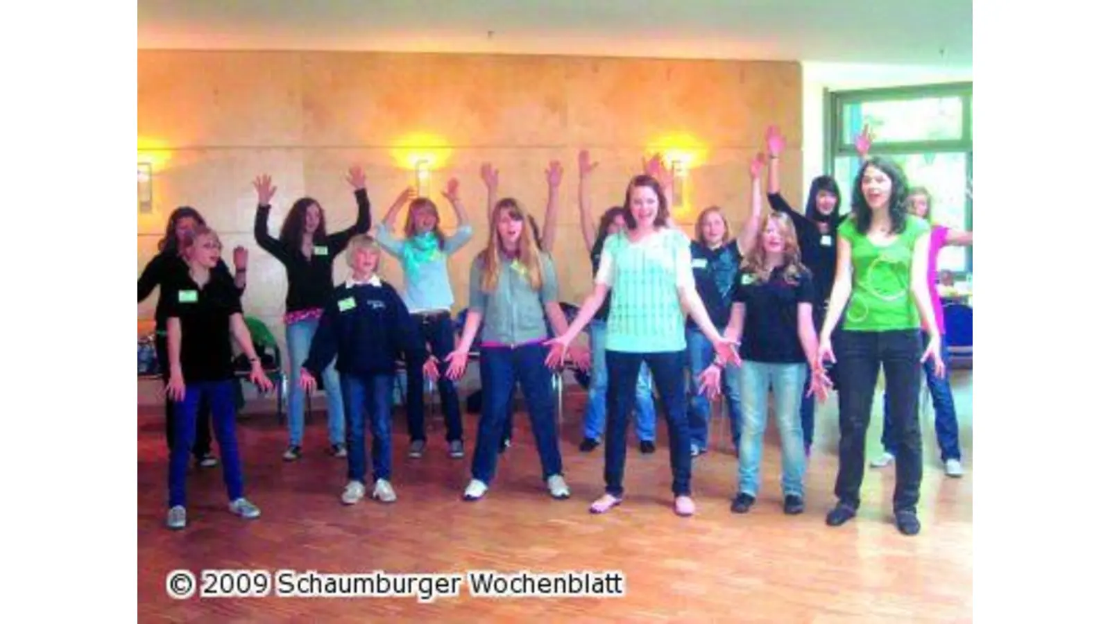 Choreografie und Pop im Jugendchor (Foto: hb)