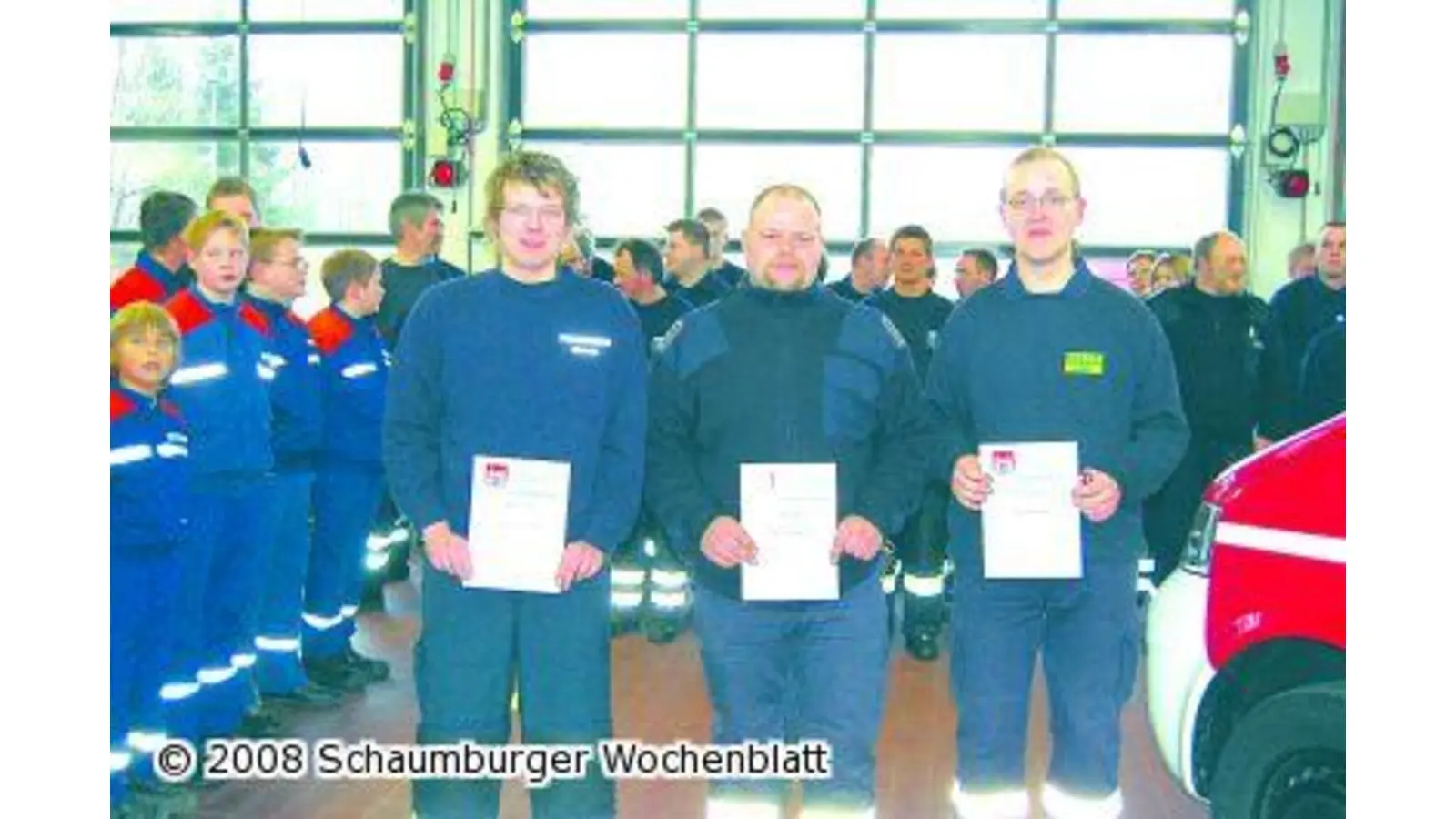 Drei Beförderungen ausgesprochen (Foto: ste)