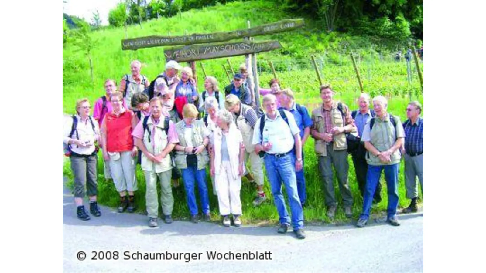 Ausflug des Post SV zum Rotweinwanderweg (Foto: red)