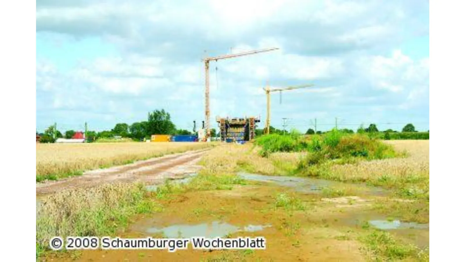 Leichte Verzögerungen bei Brückenbauarbeiten (Foto: ih)