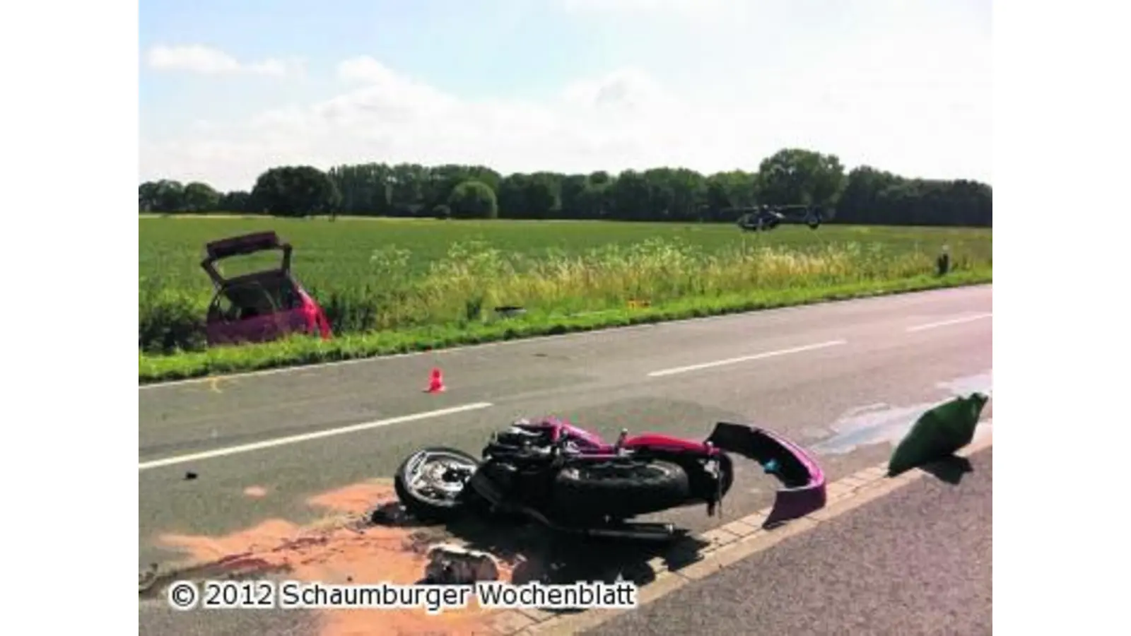 Feuerwehrmann stirbt nach Frontalcrash (Foto: hb)