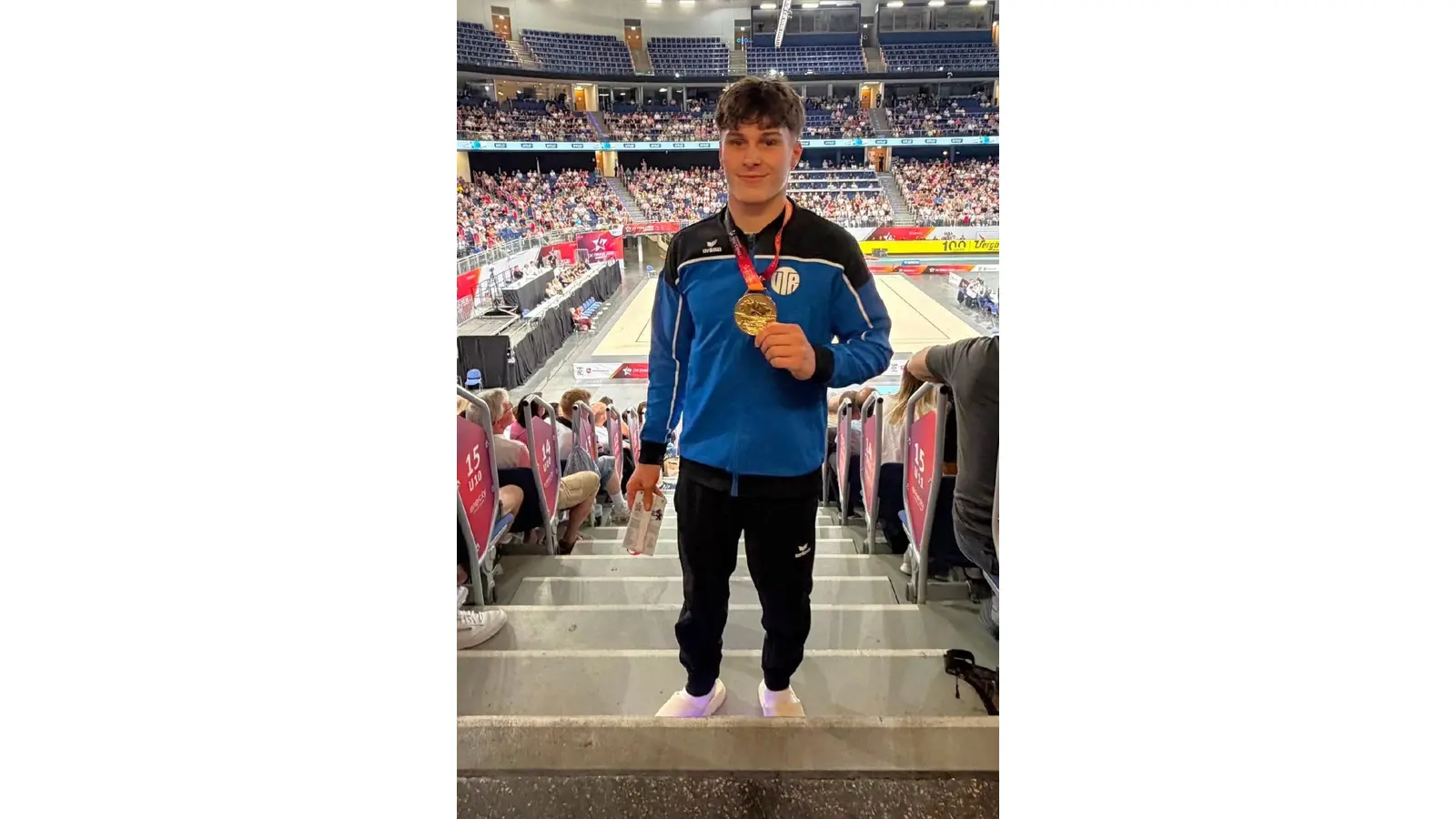 Marcel Graf holte sich als Starter für die VT Rinteln bei den Finals in Hannover eine Goldmedaille.  (Foto: privat)
