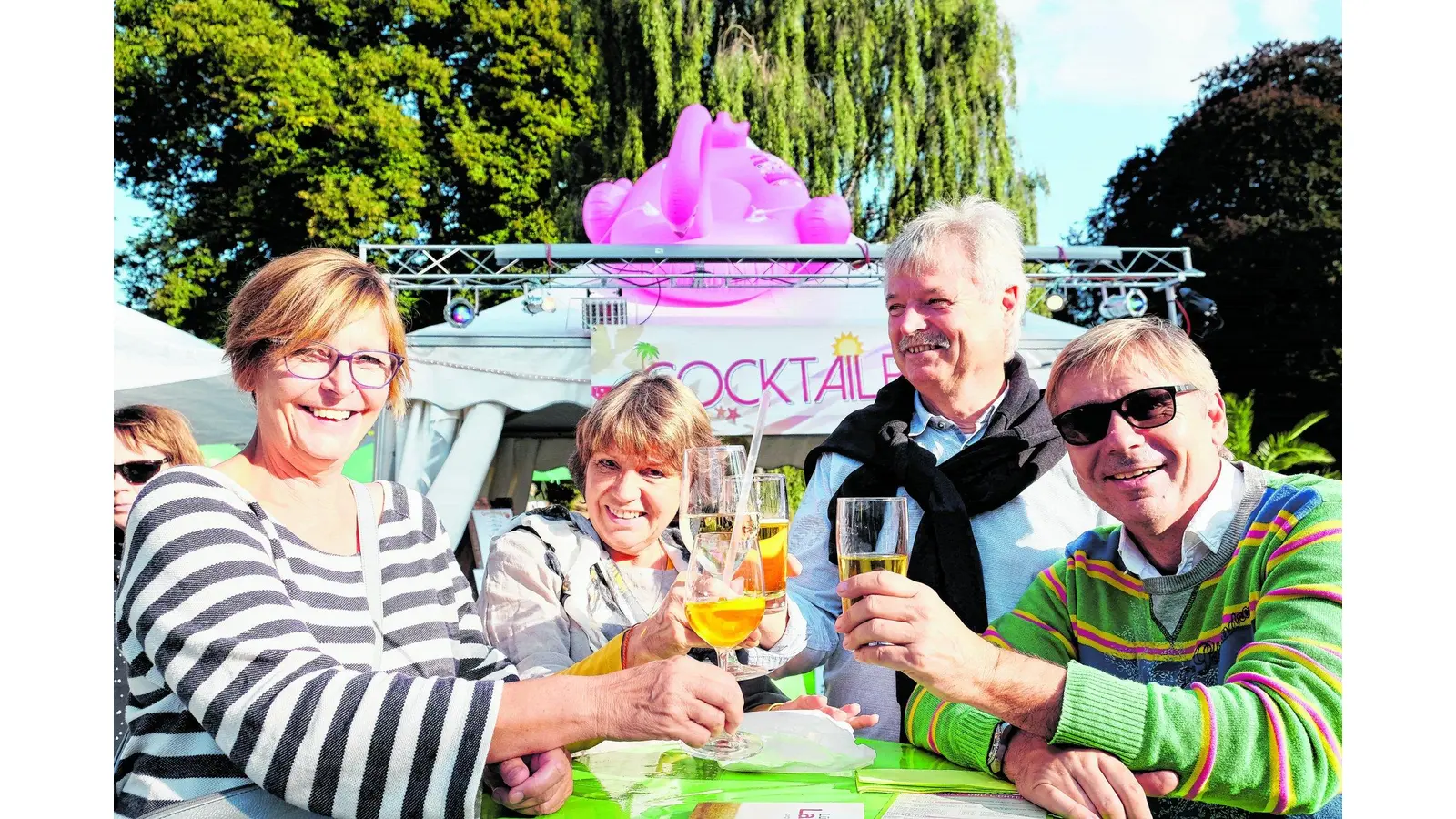 Wenn Lichter mit Baumriesen tanzen (Foto: jl)