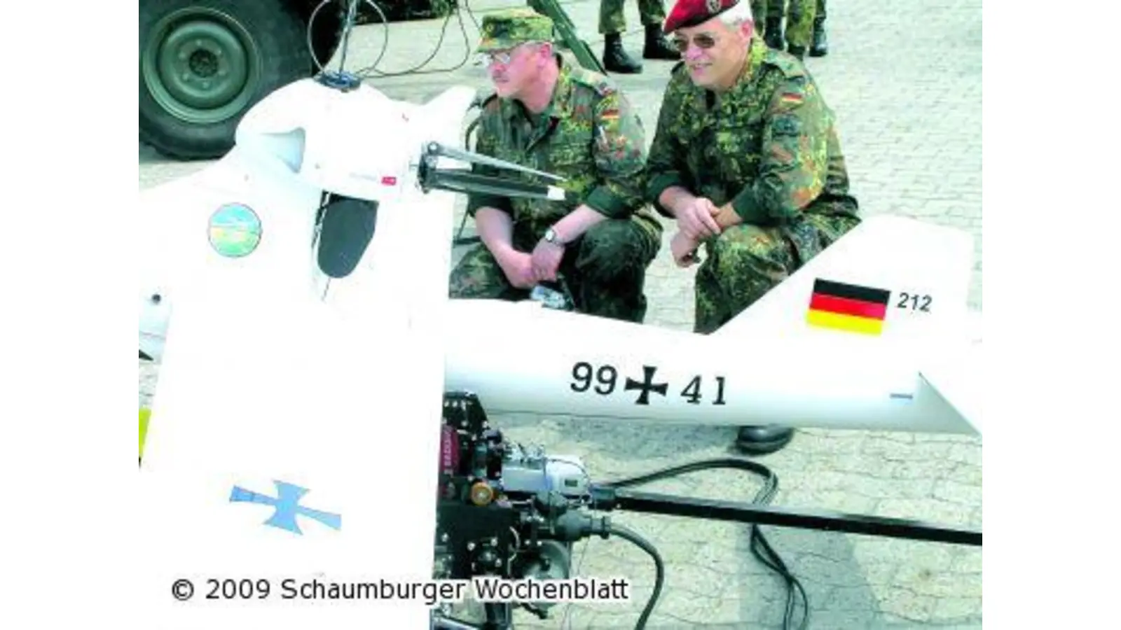 Reservisten zum Truppenbesuch in Munster (Foto: red)