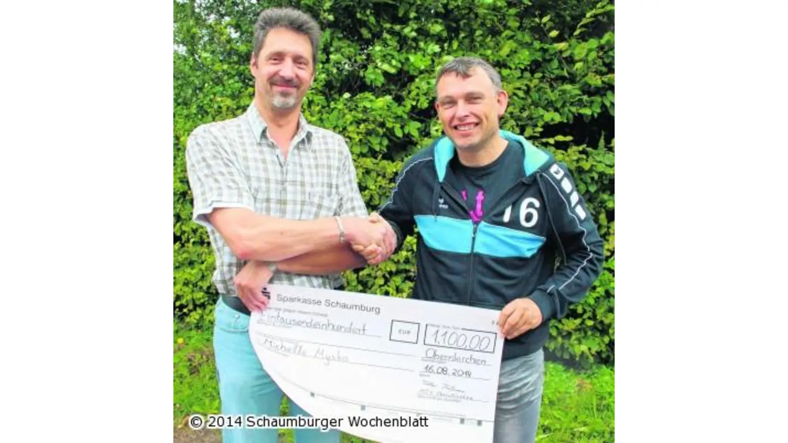 1100 Euro für erkrankte Michelle (Foto: pp)