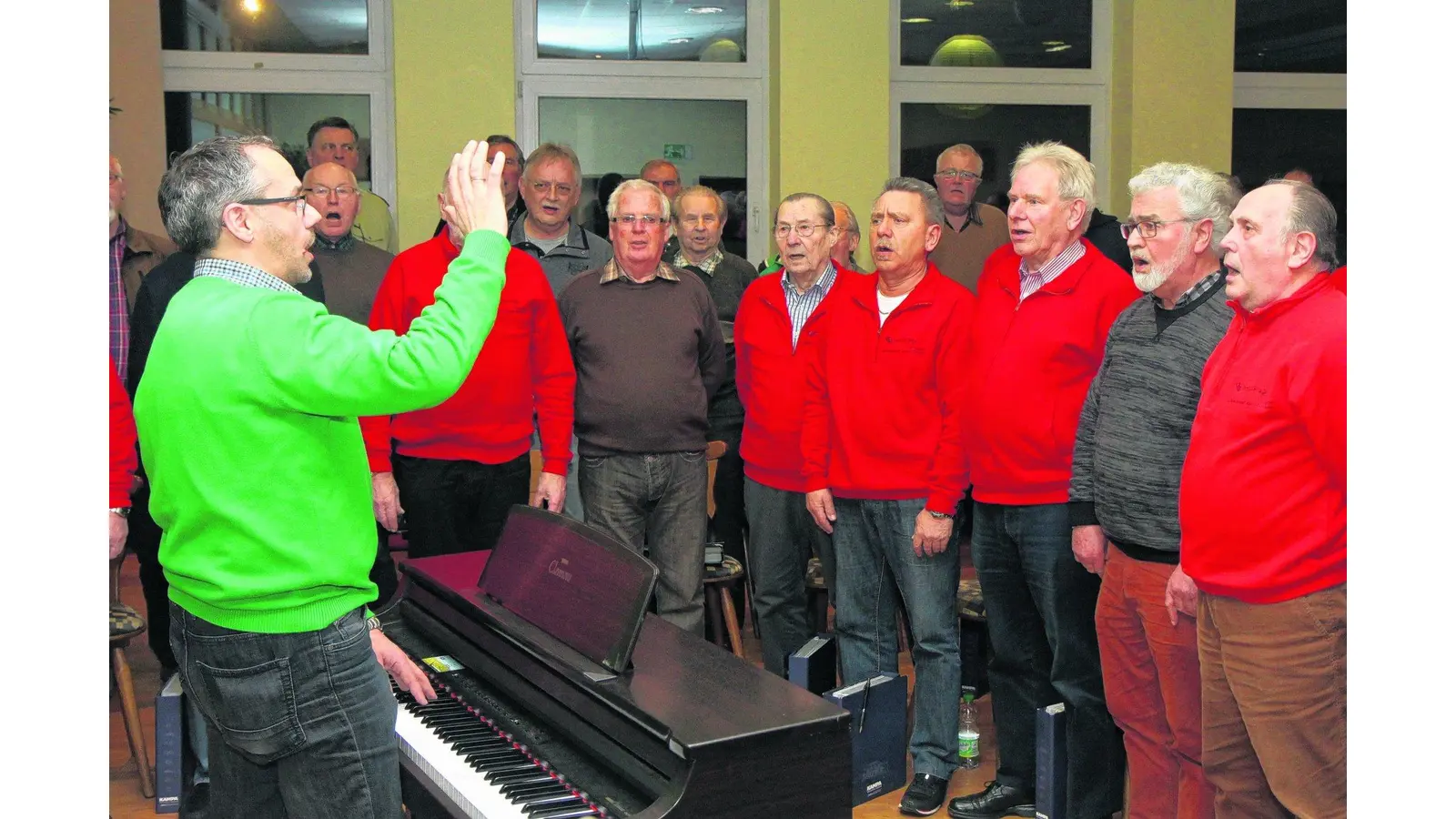 Chor bei Schnupperprobe kennen lernen (Foto: bb)