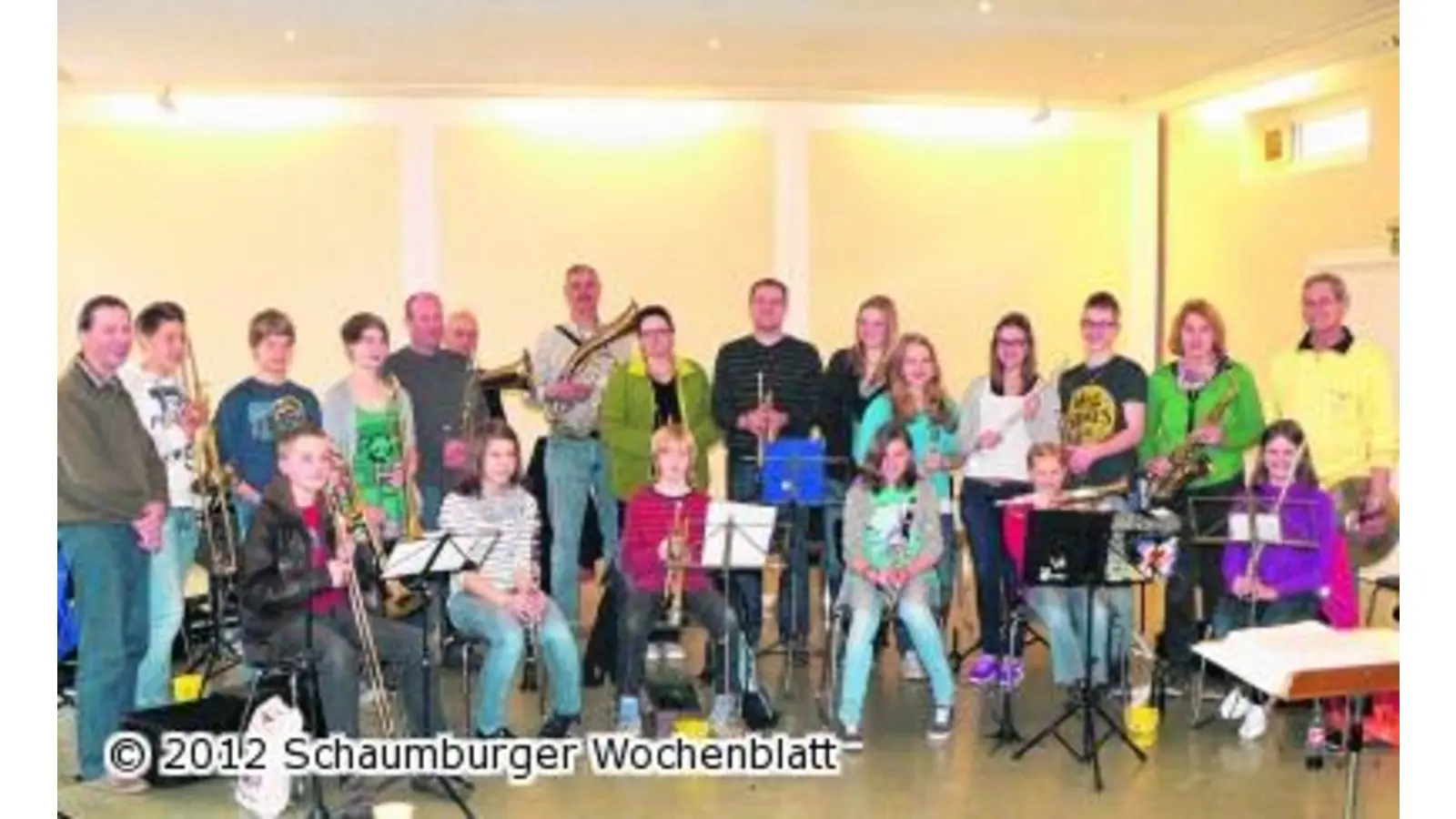 Hartes Training für das große Jubiläumskonzert (Foto: al)