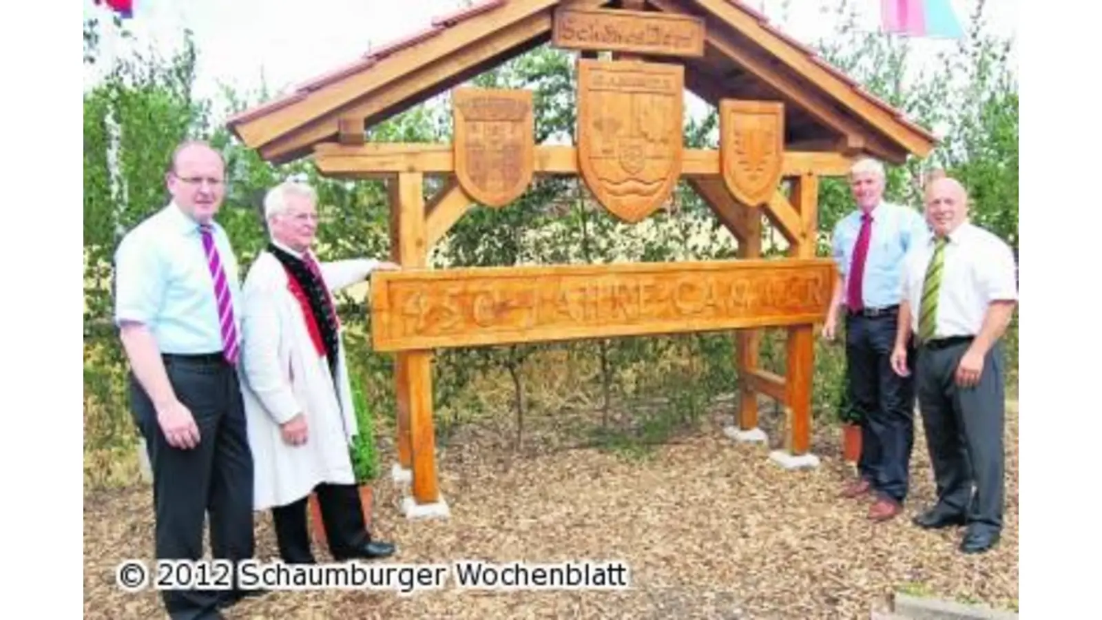 Ein Geschenk vom Ehrenortsbürgermeister (Foto: red)