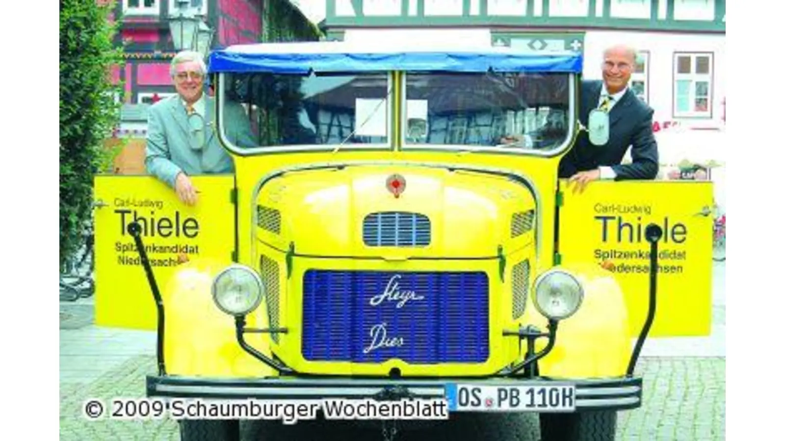 Carl-Ludwig Thiele und Heiner Schülke zu Besuch (Foto: ste)